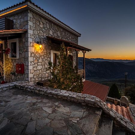 Rock Dandy Deluxe Chalet In Arachova - Delphi, Sauna, Prv Parking, Amazing View Ngoại thất bức ảnh