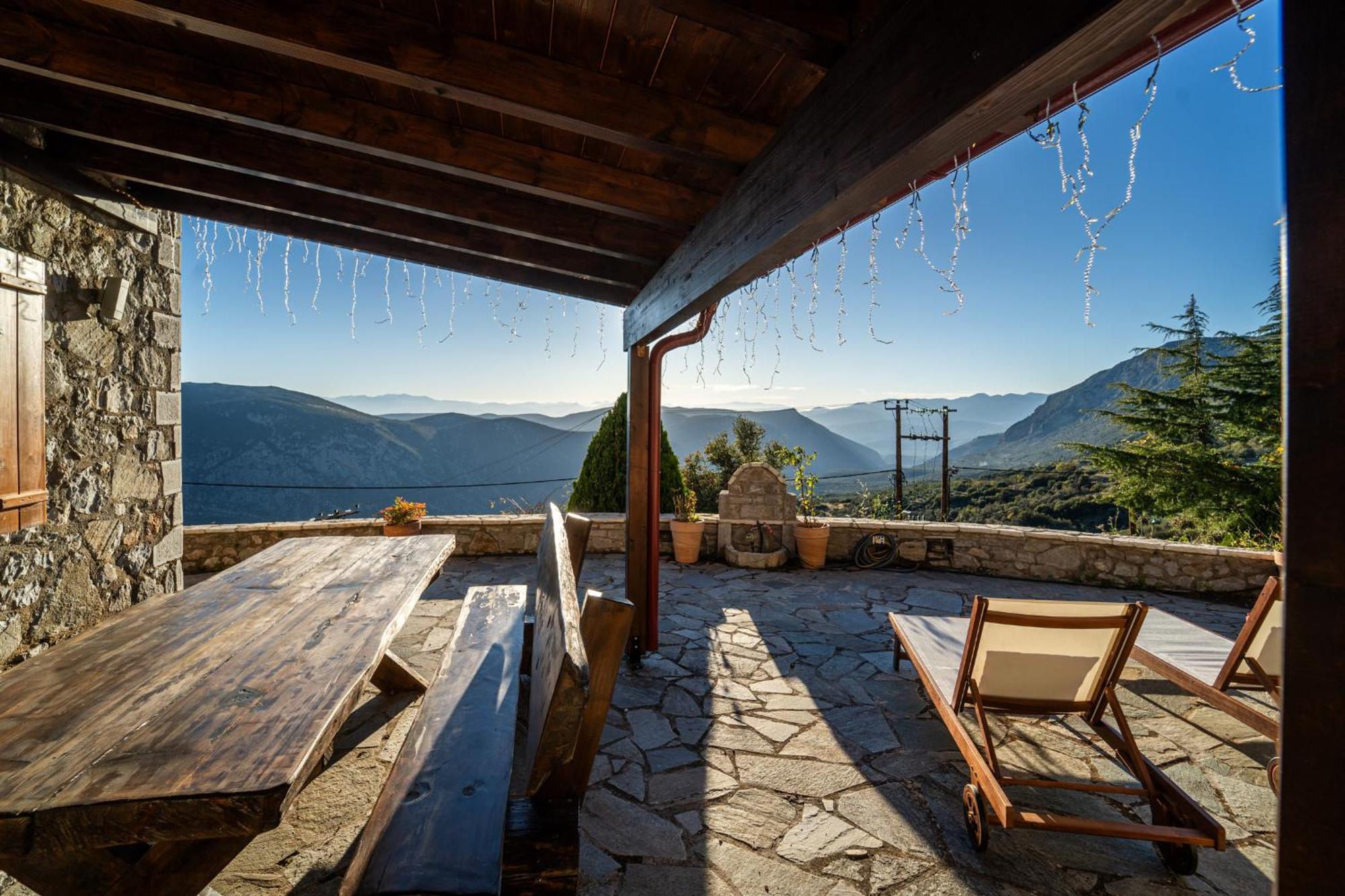 Rock Dandy Deluxe Chalet In Arachova - Delphi, Sauna, Prv Parking, Amazing View Ngoại thất bức ảnh