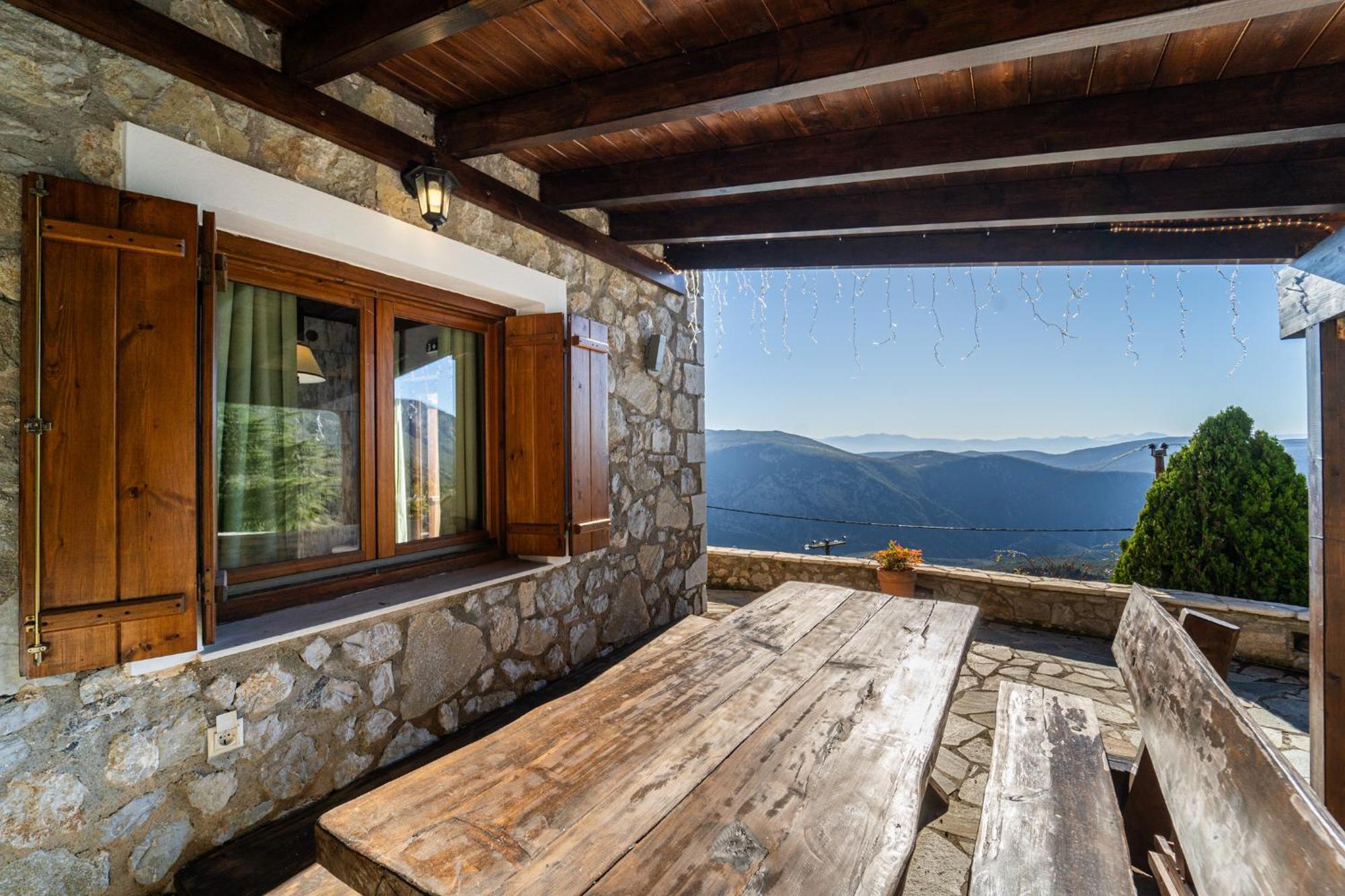 Rock Dandy Deluxe Chalet In Arachova - Delphi, Sauna, Prv Parking, Amazing View Ngoại thất bức ảnh