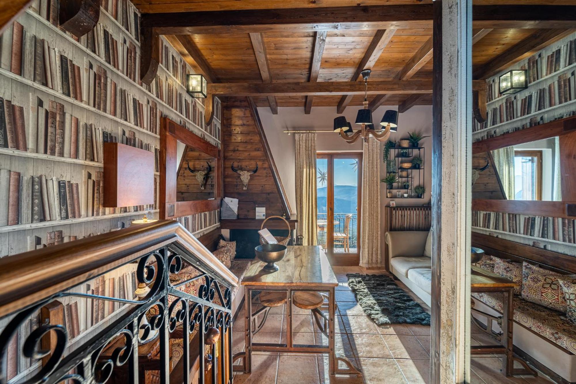 Rock Dandy Deluxe Chalet In Arachova - Delphi, Sauna, Prv Parking, Amazing View Ngoại thất bức ảnh